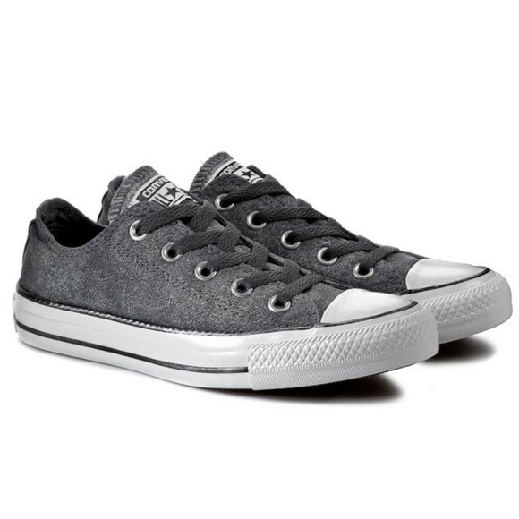 Converse Chuck Taylor All Star Low CT Ox 545025F Admiral grey metallic women's 8 - Picture 1 of 9